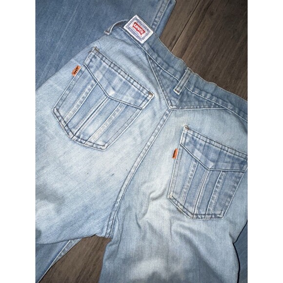 Rare Vintage Levis DOUBLE Orange Tab BOOTCUT Jeans - Picture 1 of 10